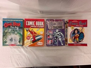 lot 208 image: Overstreet Comic Book Price Guide - 33rd, 34th, 35th, & 36th Editions