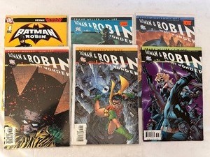 lot 218 image: DC Batman & Robin The Boy Wonder Issues 1-4, & BatmanReborn 1st Issue