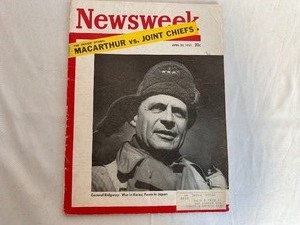 lot 316 image: Newsweek Macarthur vs Joint Cheifs April 30, 1951