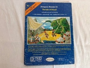 lot 328 image: Dungeon Module X1 The Isle of Dread