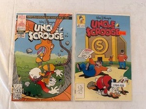 lot 221 image: Walt Disneys Uncle Scrooge Comic Books - 264 Mar and 269 Aug NIB