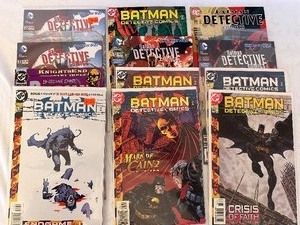 lot 222 image: Detective Comics Batman #s 10, 12, 22, 676, 728, 864