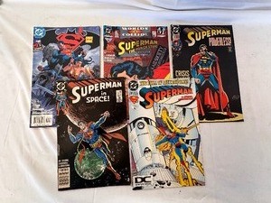lot 225 image: Variety of DC Superman Comic Books See Photos for Details and Conditions