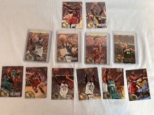 lot 47 image: Variety of Fleer Metal 95-96 NBA Trading Cards