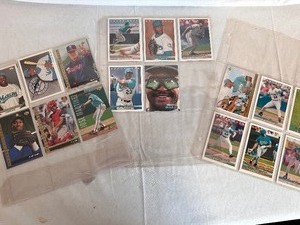 lot 45 image: Variety of Baseball Trading Cards