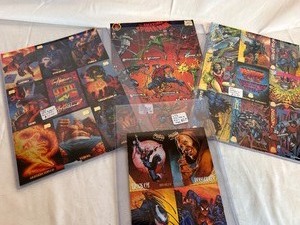 lot 76 image: 1994 and 1995 Marvel Promo Cards Uncut