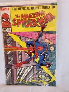 lot 116 image: Marvel Spiderman #196 and the Offical Marvel Index Comic Books