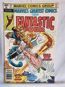 lot 283 image: Vareity of Marvel Fantastic Four Comic Books
