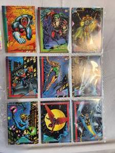 lot 294 image: 1993 Marvel Skybox Trading Card Set - 18 Total