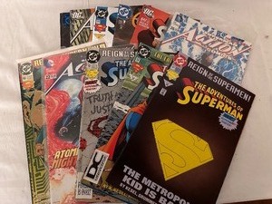 lot 240 image: Variety of DC Superman Comic Books See Photos for Details and Conditions