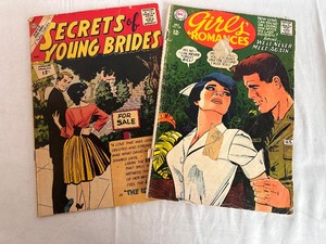 lot 253 image: Girls Romance and Secrets of Young Brides Comic Books