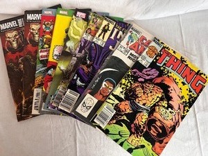 lot 250 image: Variety of Marvel Comic Books
