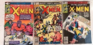 lot 187 image: Marvel Comics Group Amazing Adventures Featuring the X-Men 3 Feb, 6 May, 7 June 80