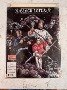 lot 274A image: Autographed 1992 San Diego Edition Black Lotus Comic Book