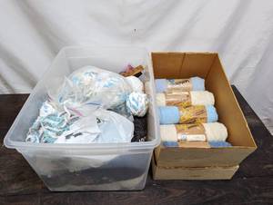 lot 50 image: Two Containers Of Yarn