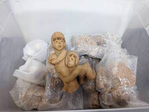 lot 59 image: Collection Of Vintage Lee Bortin Figurines