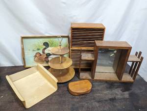 lot 97 image: Collection Of Wood Items