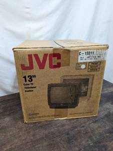 lot 108 image: White JVC 13 Color TV