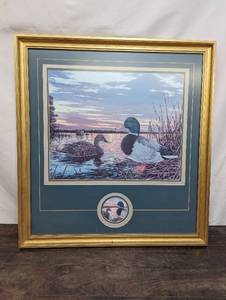 lot 134 image: Framed John Akers Print