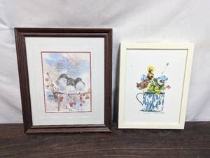 lot 142 image: Two Framed Jean Haefele Prints