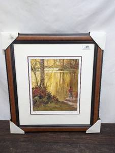 lot 145 image: Framed Art Print By Littorio Del Signore