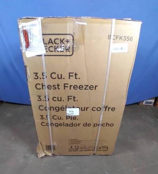 Black+decker 3.5 Cu. ft. Chest Freezer BCFK356