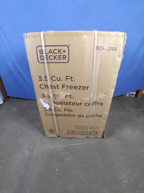 Black+decker 3.5 Cu. ft. Chest Freezer BCFK356