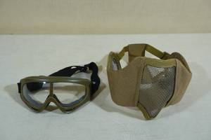 lot 51 image: Airsoft Goggles and Face Guard
