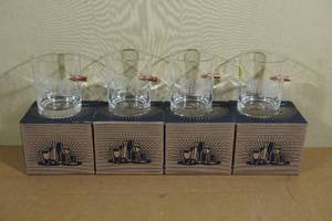 lot 78 image: 4 Rocks Glasses with Embedded Bullets - USA, Shall Not Be Infringed