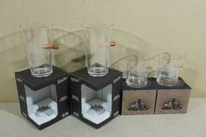 lot 80 image: 4 Glasses with Embedded Bullets - America