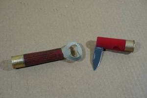 lot 117 image: Shotgun Shell Knife and Bottle Opener