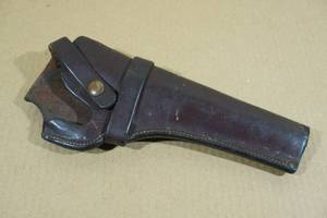 lot 119 image: Antique Heiser 141 Leather Revolver Holster
