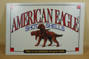 lot 128 image: Vintage Federal American Eagle Plastic Sign