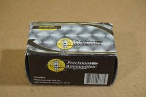 lot 156 image: 20 Precision Ammunition .308 Win 145 Gr FMJ Plated Steel Case Ammo