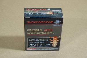 lot 160 image: 10 Winchester PDX1 .410 Defender Shotshells