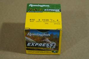 lot 168 image: 25 Remington Express XLR .410 3 4 Shot Shotshells