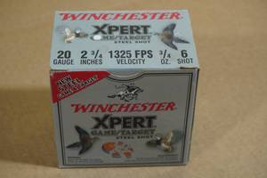 lot 178 image: 25 Winchester Xpert 20 Gauge 2-34 6 Shot Shotshells