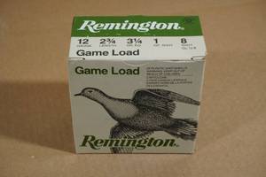 lot 189 image: 25 Remington Game Load 12 Gauge 2-34 8 Shot Shotshells