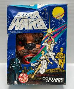 1977 20th Centruy Fox Star Wars Chewbacca Costume & Mask Childs Medium (8-10) In Original Box (Box Beat Up )