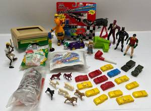 Group Of Misc. Vintage Toys Including 1970s Tonka Pop UP Camper Trailer & More