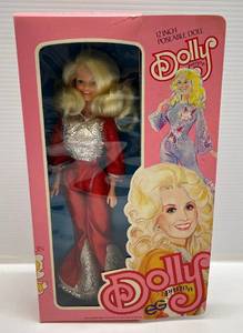 1970s DOLLY PARTON Egee Goldberger 12 Posable Doll (NIB) Box A Little Beat Up