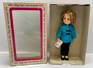 1970s Ideal SHIRLEY TEMPLE Stowaway 12 Doll (NIB) Box Beat Up
