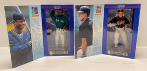 1997 Kenner Starting Lineup Fully Posable Figures Ken Griffey, Jr. & Cal Ripkin, Jr. 12 Figures (NIB)