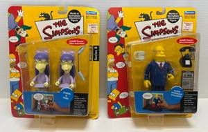 2002 Playmates The Simpsons  Action Figures Including Sherri & Terri & Super-Intendent Chalmers (NIB)