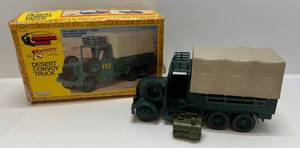 1982 Vintage Kenner - Raiders Of The Lost Ark - Desert Convoy Truck Indiana Jones With Origianl Box (Missing Parts And Box Beat Up)