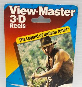 The Legend Of Indiana Jones 3d View-Master 3 Reel Packet (Factory Sealed) Harrison Ford