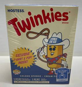 Funko POP & Tee Size L Hostess Twinkie The Kid Target Exclusive (Factory Sealed)