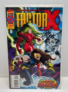 1995 Marvel Comics #2 Factor X Age Of Apocalypse  X-Men (Cover Autographed By Artist STEVE EPTING) With COA (In Protective Sleeve Carded)
