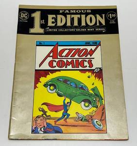1974 DC Comics Famous 1st Edition Limited Collectors Golden Mint Series Action Comics Superman Oversized Comic (Great Condition)