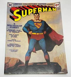 1974 DC Comics Limited Collectors Edition Presents Superman  Oversized (Great Condition)